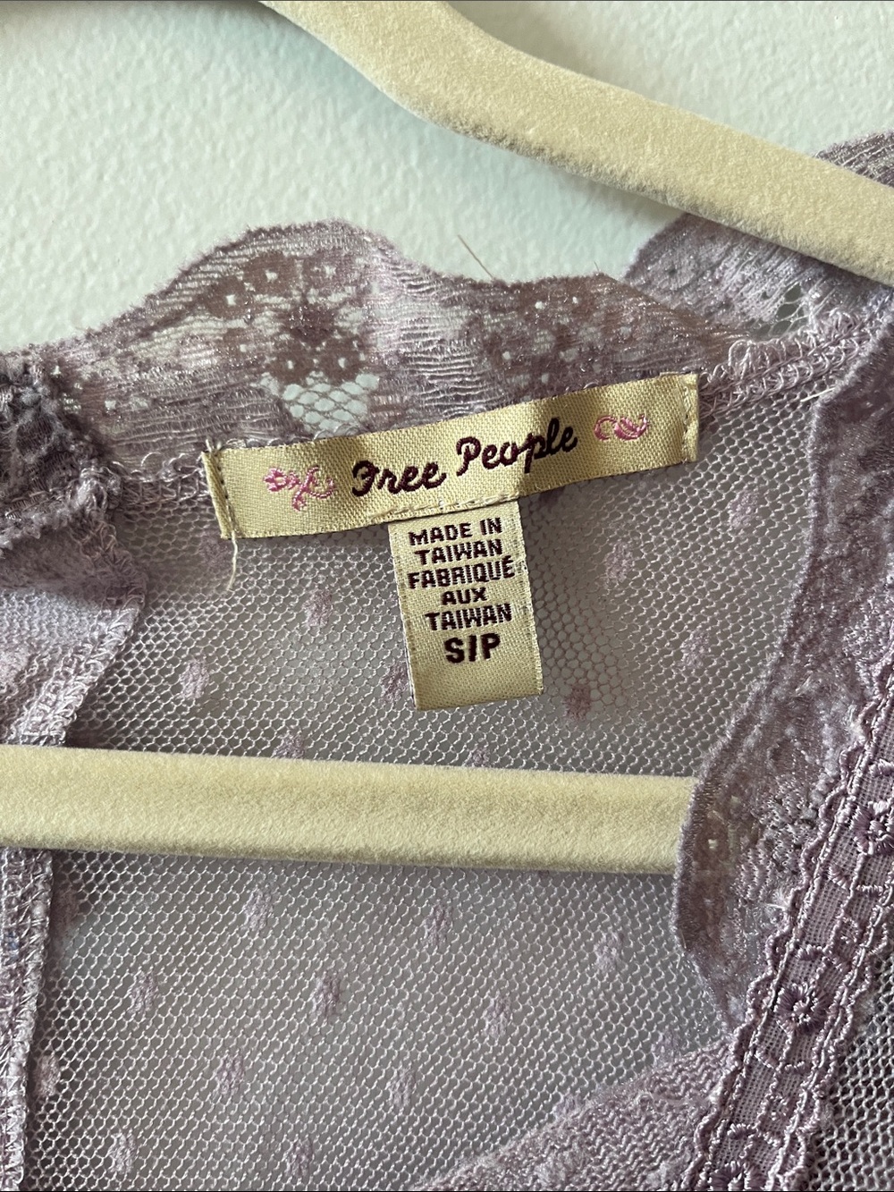 Free people vintage sheer mesh polka dot pleated button up back square neck top - Picture 2 of 5